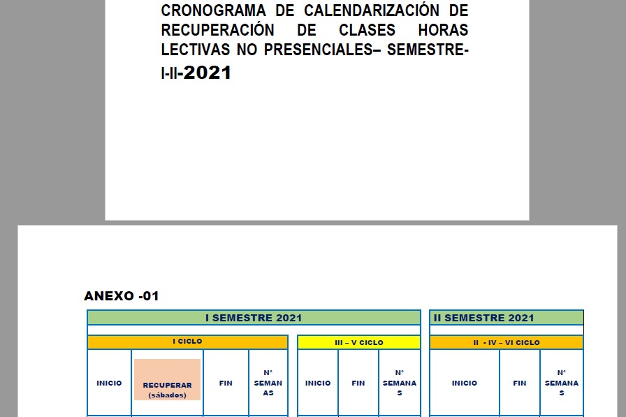 Comunicado Instituto